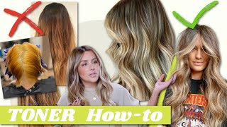 How to Tone for the Hair Color You Want  With Any Brand [upl. by Dasya463]