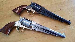 A pair of Uberti Remington 1858 New Army replicas 荒野大嫖客 [upl. by Hayward]