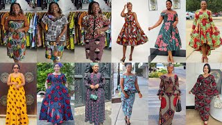 MISHONO PAMBE YA VITENGE 2024  ANKARA GOWN STYLES  KITENGE FASHION [upl. by Guillemette]