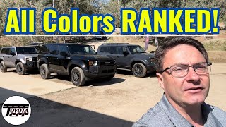 Ranking ALL 2024 Land Cruiser Colors Best to Worst [upl. by Dombrowski]