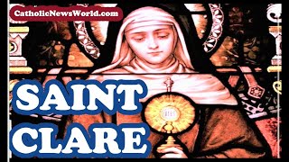 SAINT CLARE Story 🙏Who was St Clare of Assisi 🙏Friend of St Francis🙏 Founder of the Poor Clares [upl. by Carmine]