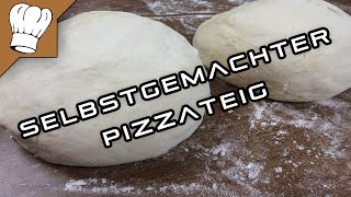 Pizzateig selber machen  Pizzateig Rezept  italienischer Pizzateig [upl. by Berlinda366]