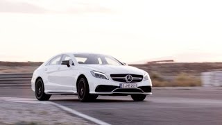 2015 Mercedes CLS 63 S AMG Coupé on track [upl. by Notnats]