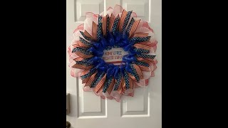 patriotic Easy DIY Wreath [upl. by Amliv691]