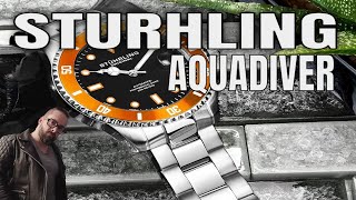 Stuhrling Watches  Aquadiver Dive Watch Review [upl. by Alonso804]