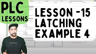 Lesson 15  PLC Latching Example 4 Hindi [upl. by Lednahs]