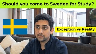 Should you come to Sweden on study visa  Exception vs Reality [upl. by Aicat]