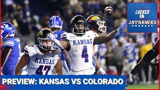 PREVIEW Kansas Jayhawks Go for 3rd Straight Ranked Win vs Colorado Buffaloes on Senior Day [upl. by Hinda]