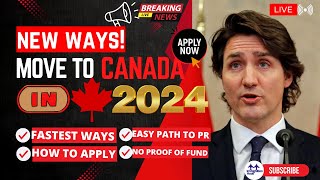 Move to Canada without job offer 2024  Canada Pr No Age Limit  Canada Jobs Move with your Family [upl. by Herwick802]