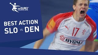 Outstanding first half for Lasse Svan  Mens EHF EURO 2018 [upl. by Ennairam948]