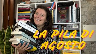 LA MIA PILA DI AGOSTO  cosa leggerò tbr booktube [upl. by Mueller]