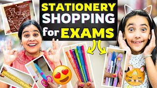 NEW Stationery Shopping for EXAMS📝 Exam STATIONERY📝🌈Samayra Narula and Family  Samayra Narula [upl. by Bindman709]