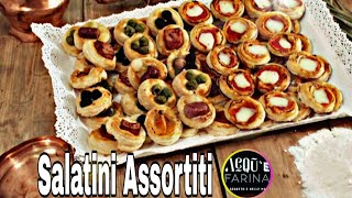 PIZZETTE E SALATINI RICETTA SEMPLICE [upl. by Aneet]