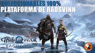 God of War Ragnarok  Plataforma de Radsvinn  Todos los Coleccionables 100 4  GUÍA PLATINO 🏆 [upl. by Sayres]