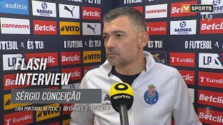 Sérgio Conceição quotContente pelo Francisco e por todos os miúdosquot [upl. by Aicekat]