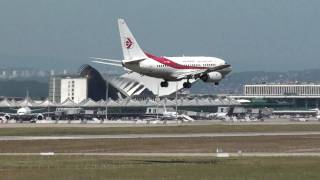 737600 Air Algérie 7TVJQ landing at Lyon St Exupéry LYSLFLL [upl. by Dyane]