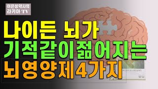 뇌가 쪼그라들지 않기위해 섭취할 뇌영양제 포스파티딜세린 치매예방 인지력 기억력 좋아지는 뇌 영양제 4가지이은성약사의라키아TV [upl. by Anial]