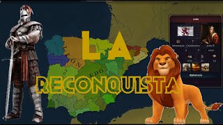 Formamos España La RECONQUISTA Con el Reino de León  Age of History 3 [upl. by Dosia462]