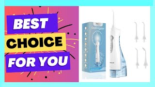 Mornwell New D52Pro Oral Irrigator Rechargeable Water Flosser [upl. by Annasiul]