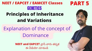 Explanation of the concept of dominance  Principles of Inheritance and Variations  PART 5 [upl. by Bashemeth]