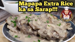 Pork Chop with Cream of Mushroom Sauce  Panlasang Pinoy Baboy Recipe  Lokong Kusinero [upl. by Noryahs]