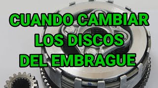 CUANDO CAMBIAR los DISCOS del EMBRAGUEcómo saberlo [upl. by Fisa521]