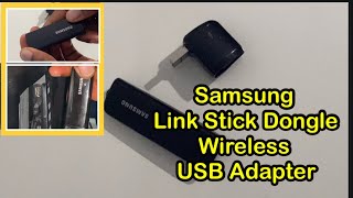 How to connect Samsung Link Stick USB Dongle to TV Internet Wifi Wirelessly to Improve Signal Range [upl. by Akemehs]