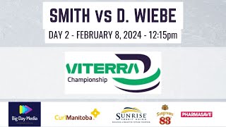 SMITH vs D WIEBE  2024 Viterra Championship Day 2 [upl. by Yardna905]