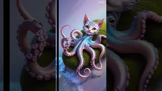 mind bloing fusing creature formed by defferent tow spesieshybrid shortshark vs penguinmore🦈🦊🐙 [upl. by Verlee]