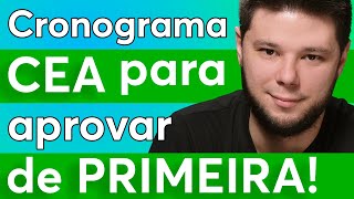 Cronograma CEA para ser APROVADO DE PRIMEIRA em 2024 🍀🔥 MATERIAL GRATUITO NA DESCRIÇÃO DO VÍDEO 🚨 [upl. by Bamby63]