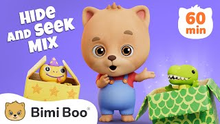 Hide and Seek Songs for Kids MIX  Bimi Boo  Kids Songs amp Stories for Learning [upl. by Dunham]