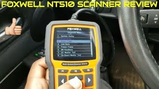 FOXWELL NT510 ALL SYSTEM SCANNER REVIEW [upl. by Atillertse]