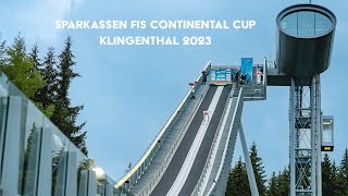 Sparkassen FIS Continental Cup Skispringen 2023  Klingenthal [upl. by Ennagrom]