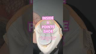 INSIDE A POINTE SHOE ballerinaballetdancerpointeshoesexplainedfreedoflondonbehindthescenes [upl. by Lundell]