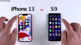 iPhone 13 vs S9  SPEED TEST [upl. by Reppiks342]