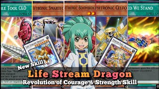 Life Stream Dragon and Morphtronic deck with New Skill YuGiOh Duel Links [upl. by Trinette]