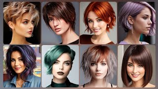 60 classy short haircuts and hairstyles for thick hair in 2024 [upl. by Robet]