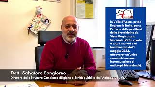 Profilassi Bronchiolite  Intervista dott Salvatore Bongiorno [upl. by Annaeerb]