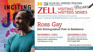 Ross Gay Zell Visiting Writers Series [upl. by Gnel]