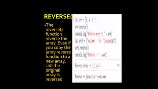 JavaScript Array Functions  Tutorial  UI UX Docs P2 Shorts9 [upl. by Krahling]