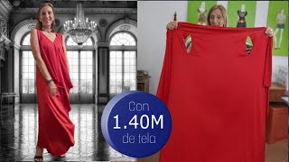 Cómo hacer un VESTIDO en 30 minutos  Fabiana Marquesini  654 [upl. by Ulund952]