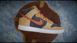 Nike Dunk PRM High Dark Russet  Dark Curry Review [upl. by Oderf]