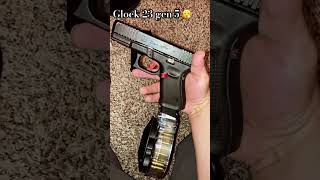 Gen 5 g23 50rd drum 😮‍💨 fyp glock [upl. by Ariuqahs]