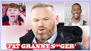 Wayne Rooney leaves YouTubers in hysterics with response to fat granny sger jibe [upl. by Ettolrahc]