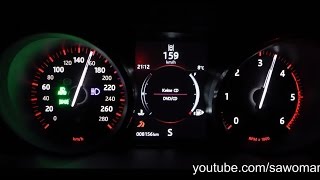 2016 Range Rover Sport SDV6 HSE 306 HP 0100 kmh amp 0100 mph Acceleration [upl. by Tartan870]