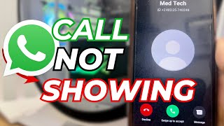 Whatsapp Call Not Showing on Display  Fix Whatsapp Call Not Showing on Lock Screen [upl. by Arik]