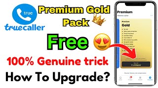 Truecaller Premium Gold Pack Free Membership 2024  TrueCaller Premium Gold pack free Me Kaise le [upl. by Salmon]