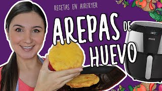 AREPA DE HUEVO en la FREIDORA DE AIRE  Recetas típicas colombianas  Do It Laura [upl. by Friedly]