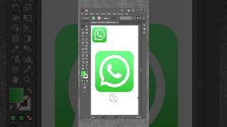 Mastering the WhatsApp Logo Create Stunning Designs with Adobe Illustrator in Minutes 🎨📱shorts [upl. by Aicined]