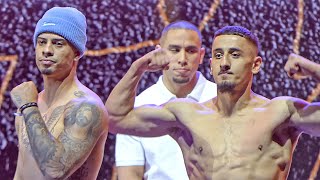 WHO WINS AnEsonGib vs Austin McBroom 2 • FULL WEIGH IN amp FACE OFF • Kingpyn Boxing [upl. by Ilzel]